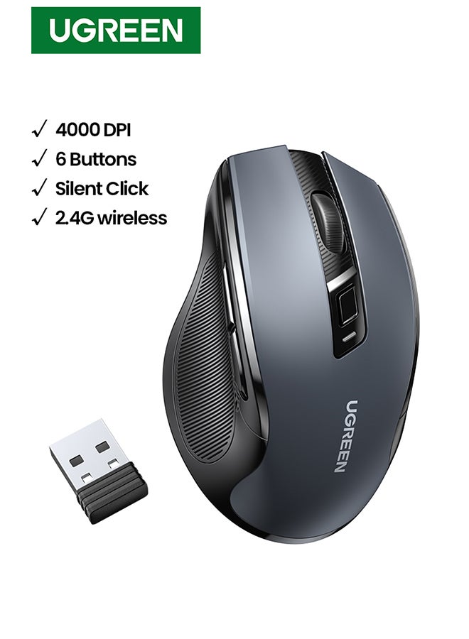 Wireless Mouse Ergonomic Mice 2.4G USB Noiseless…