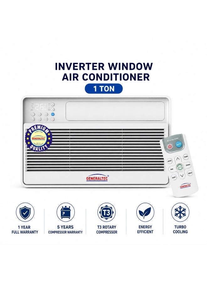 1 Ton Inverter Window Air Conditioner GIWAC12T3…