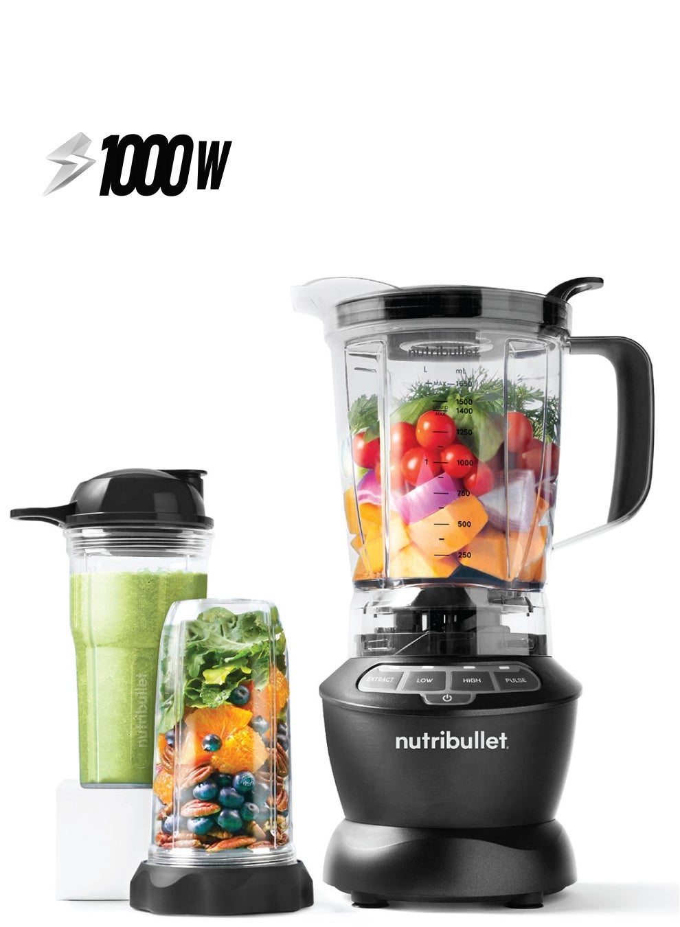 Compare Full Size HighSpeed Blender 7Piece 1000 W NBC0910B Dark Grey at KSA Price