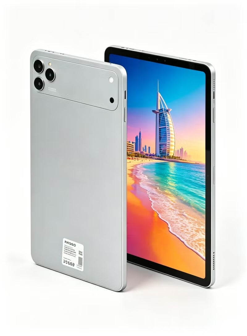 Compare Tab 17 Plus Tablet 11 Inch InCell IPS LCD, 16GB RAM, 1TB ROM, 5G Dual SIM, 12000mAh Battery, Large Screen Android Tablet for Work, Study, Streaming, Browsing and Everyday Use, Silver at KSA Price