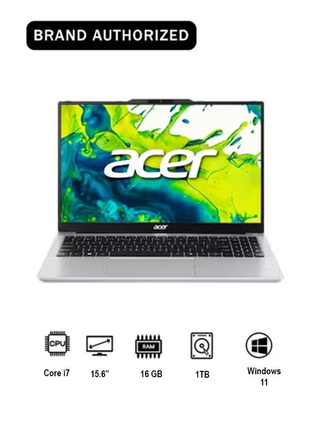 Compare Aspire Lite AL15 Laptop with 13th Gen Intel Core i71355U 10 Cores Upto 5.0GHz16GB DDR4 RAM1TB SSD StorageIntel Graphics15.6 FHD IPS SlimBezel DisplayWiFi6Win 11Light Silver EnglishArabic Light Silver at KSA Price