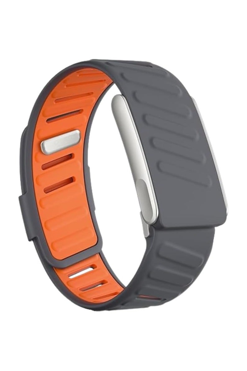 Compare Sports Band Strap Compatible with Whoop 5.0MG,One, Peak & Life Devices – ECG Compatiblity, Silicone Waterproof Design, Sweatproof Strap with UShape Silver Connector at KSA Price