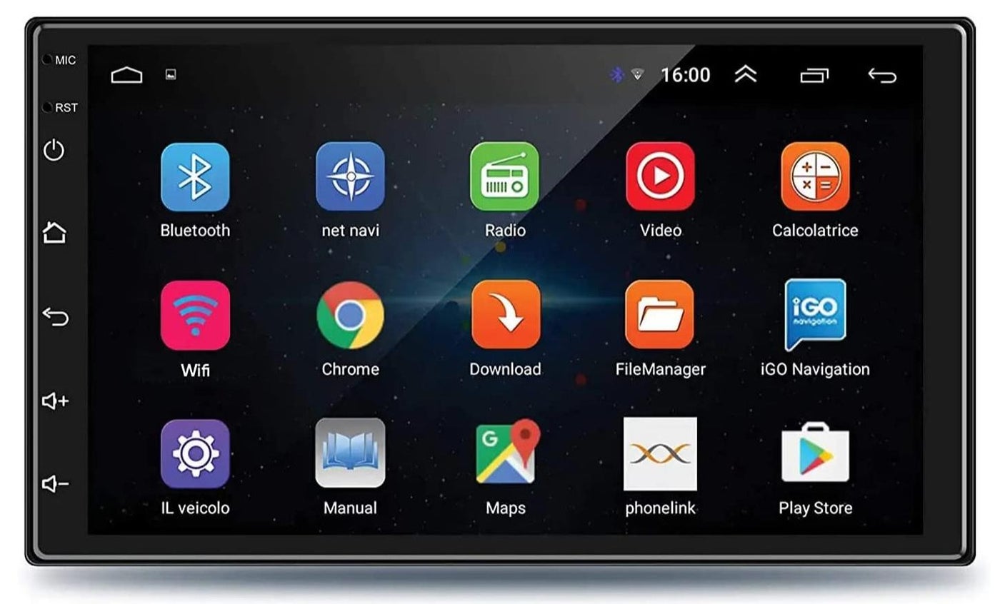 Android Double Din Car Stereo 7 Inch 1080P…