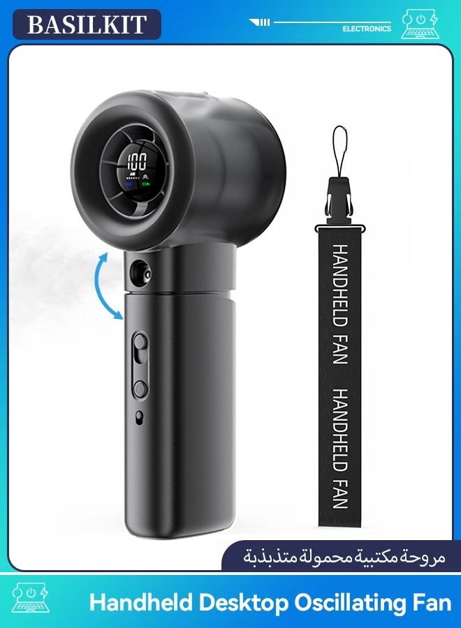 Handheld Misting Fan, 16000 RPM High-Speed Turbo…