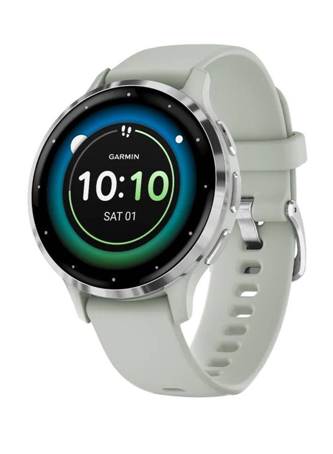 Compare Venu 3S  41MM  Up To 10 Days Battery Life  1.2inch Amoled Display, Scratch Resistant, Corning® Gorilla® Glass 3, Heart Rate Monitor, Stress Tracking,  Builtin Sports Apps, Advanced GPS Features, iOS and Android Compatible Sage Grey Case And Silicone Band at KSA Price