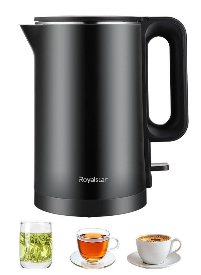 Compare 1.7L Electric Kettle Water Boiler Kettle 1500W Power Fast Boil with Auto Cutoff, AntiDryBurn Protection, Separate Independent Base, for Home Office Hotel Restaurant to Make Tea or Coffee at KSA Price