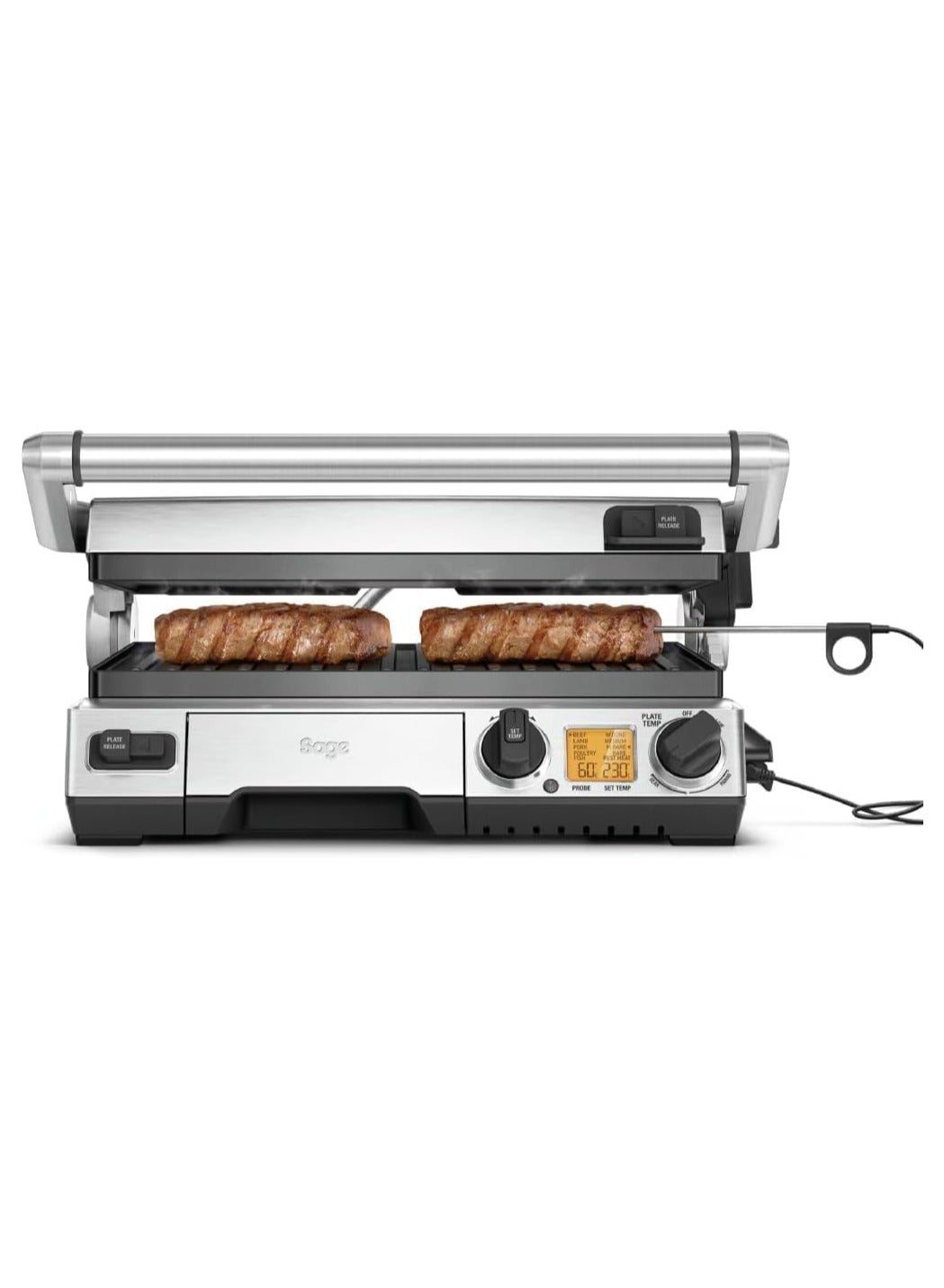 Compare The Smart Grill Pro, Brushed Stainless Steel  UAE Version, 2 Year Manufacturer Warranty at KSA Price