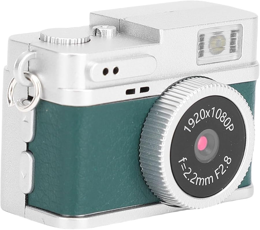 Green Mini Keychain Digital Camera 1080P HD Video…