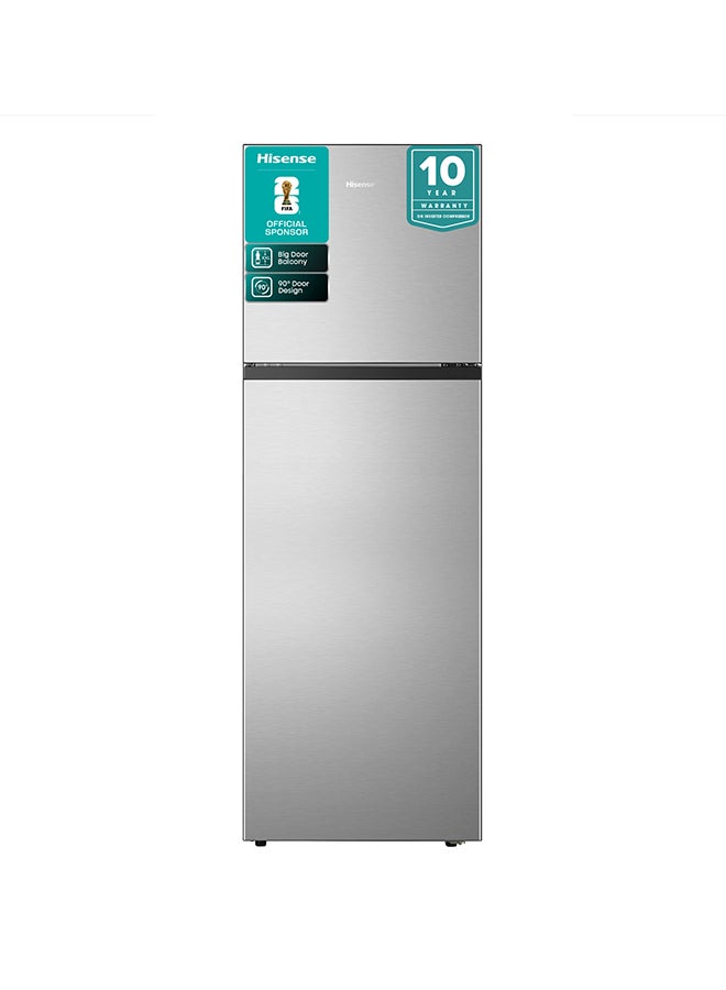 Compare 328L Gross251 Net Capacity Topmount Refrigerator  , Right open, Total No frost, Recessed handle RT3N328NAI Silver at KSA Price