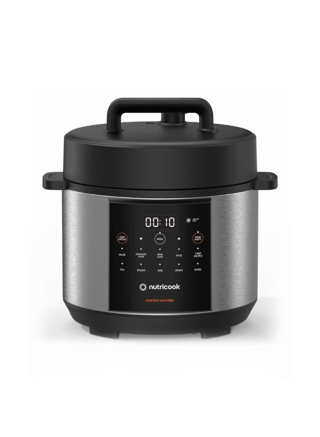 Compare 900W Smart Pot Essentials Electric Cooker Black and Silver 4 Liter NCSP150 4 L 900 W NCSP150 Black and Silver at KSA Price