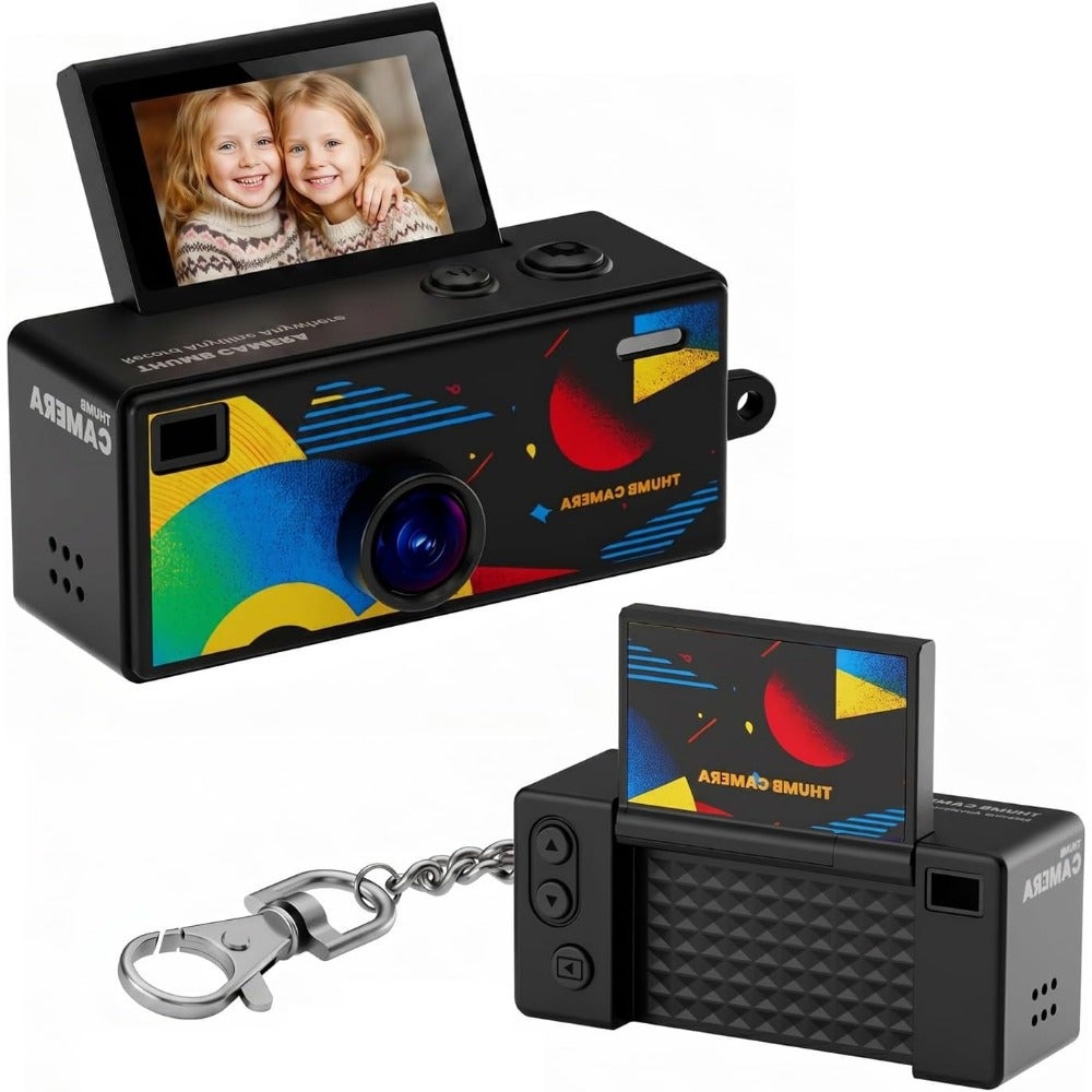 LONDMini Keychain Digital Camera, 1080P HD Video…