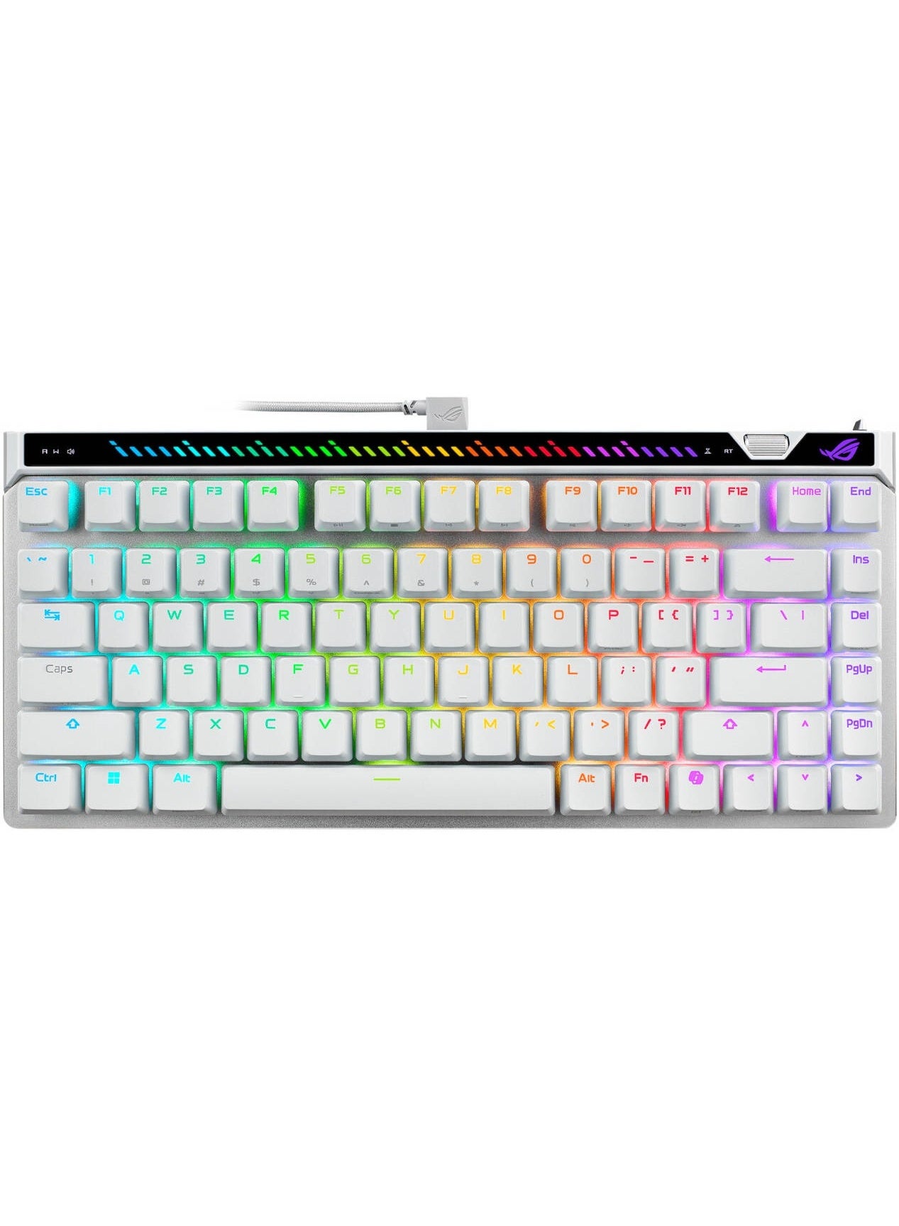 Compare ROG Falchion Ace 75 HE Gaming Keyboard – 75% Layout, HotSwappable Hall Effect Switches, Adjustable 0.1–3.5mm Actuation, 8000Hz Polling, Rapid Trigger, Speed Tap, RGB Aura Sync, PBT Keycaps, White | 90MP047HBKCA10 at KSA Price