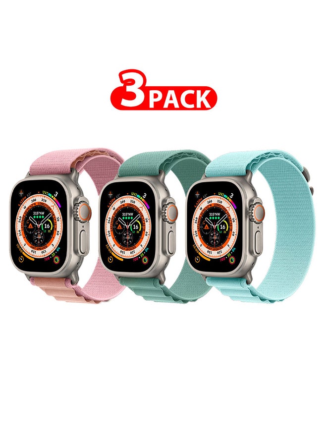 3 Pack Apple Watch Band 49mm 45mm 44mm 42mm Alpine…