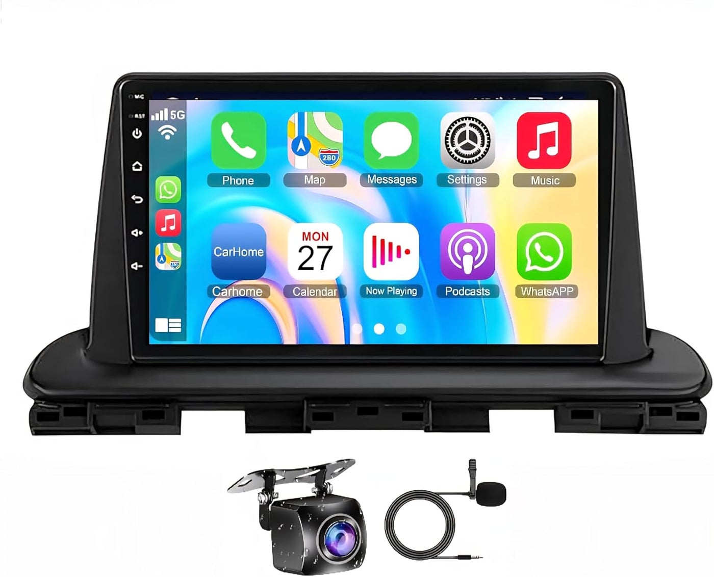 Compare Fit KIA CERATO Car Stereo CERATO 4 Forte K3 Android Screen 20182022 With Apple Carplay Android Auto Wireless WiFi DSP FM&AM BT AHD Camera Included Fast Interface 8+128GB 8CORE Carplay at KSA Price