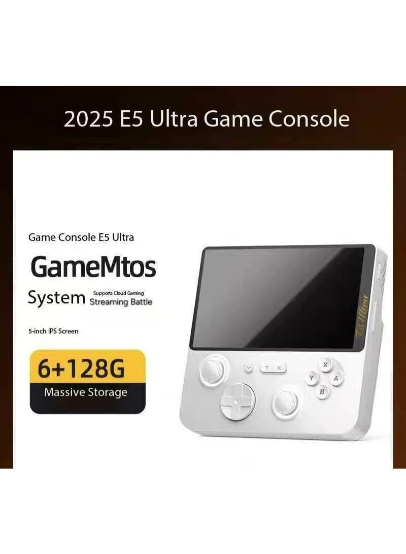Compare E5 Ultra Retro Game Console 5 inch IPS Display 128Gb CPU for DIY Fan Linear Motor HD Touch Screen Projection WIFI 6 at KSA Price