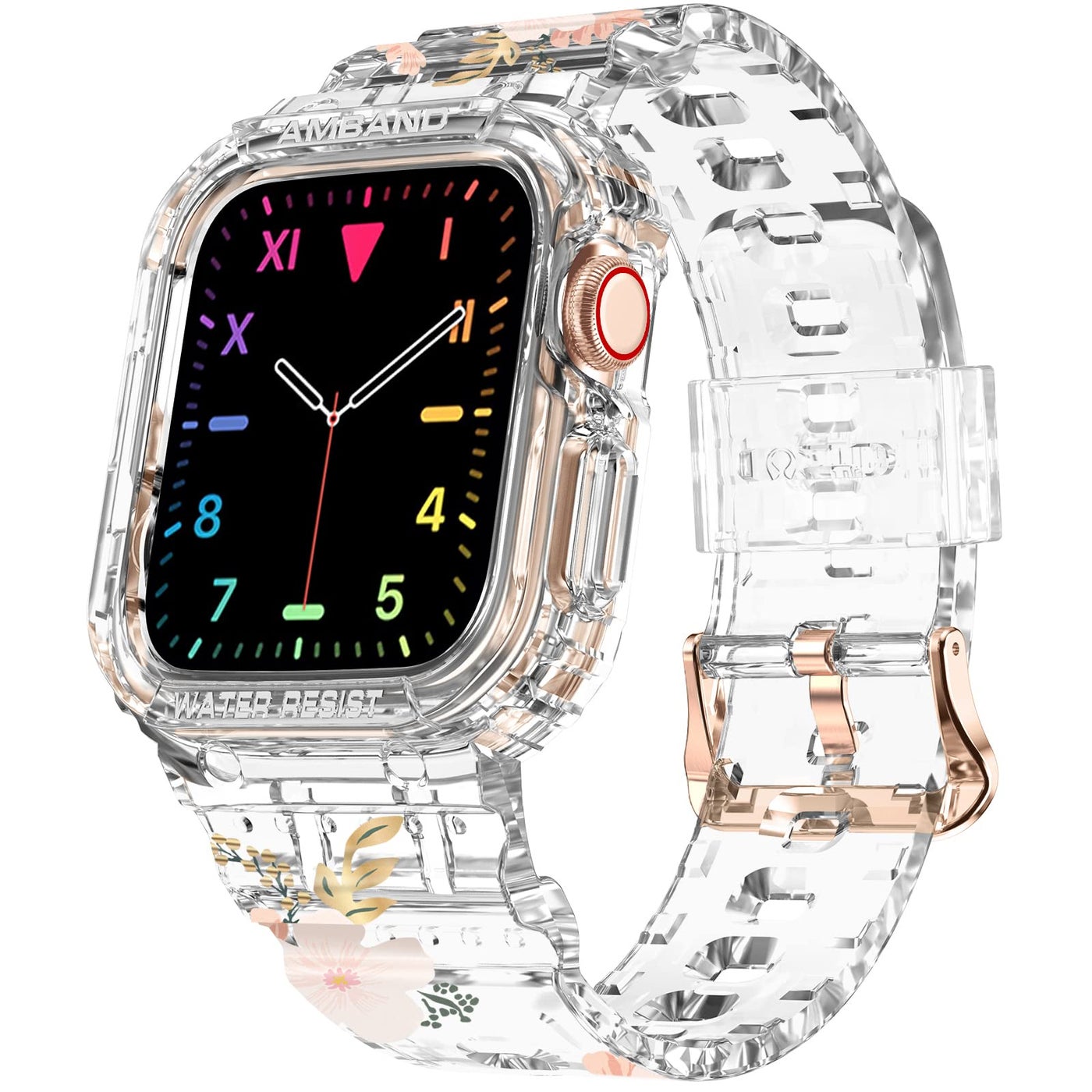amBand Compatible for Apple Watch Clear Band 38mm…