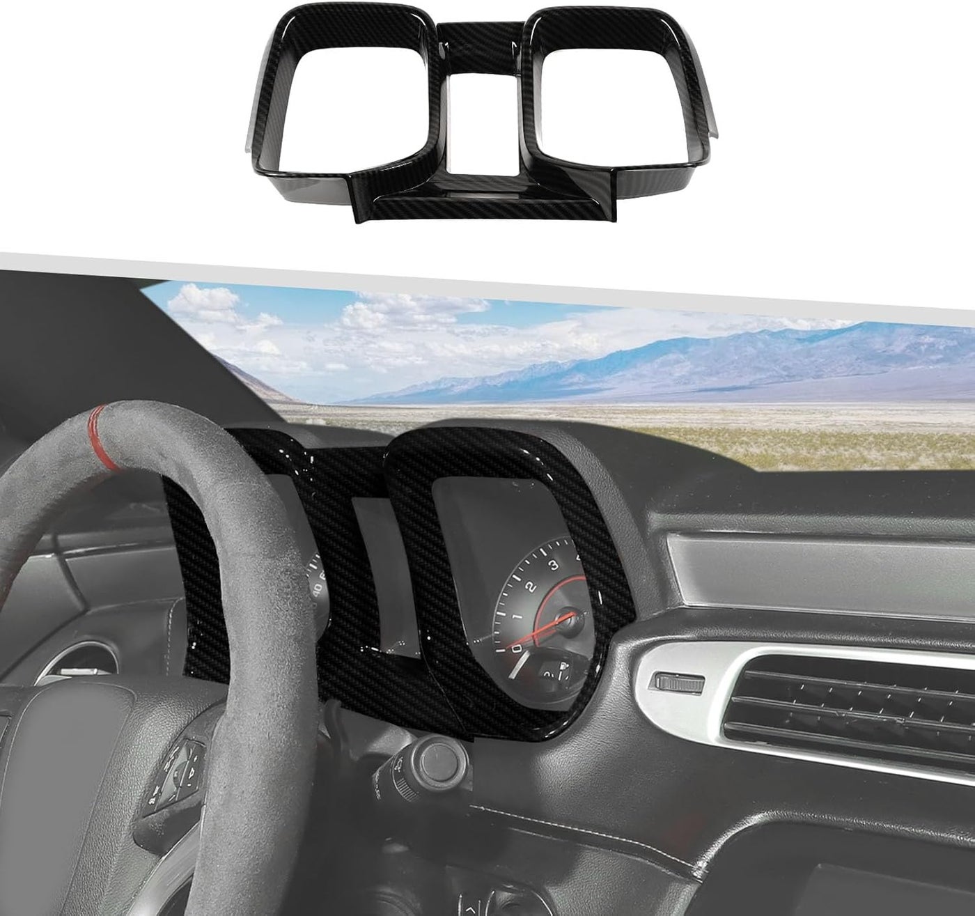 Compare Jimen Dashboard Cover Trim for 20102015 Chevrolet Camaro  Carbon Fiber at KSA Price