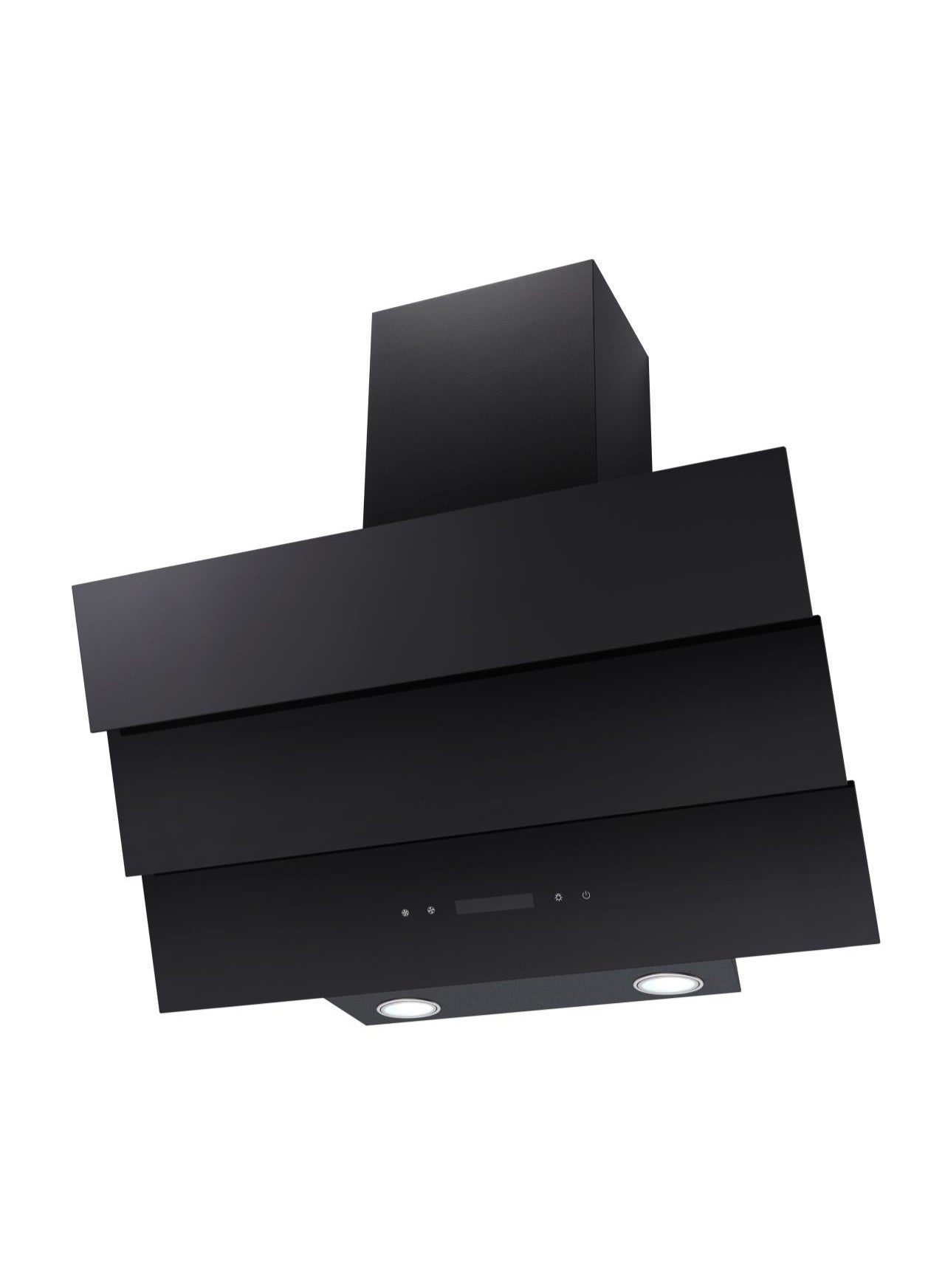 Compare 90 cm WallMount Cooker Hood, 3Panel Black Glass, 850 m³h Airflow, Touch Control, LED Lighting, Washable Aluminium Grease Filter, ExtractionRecirculation, 2Year Seller Warranty, MB90EL153G at KSA Price