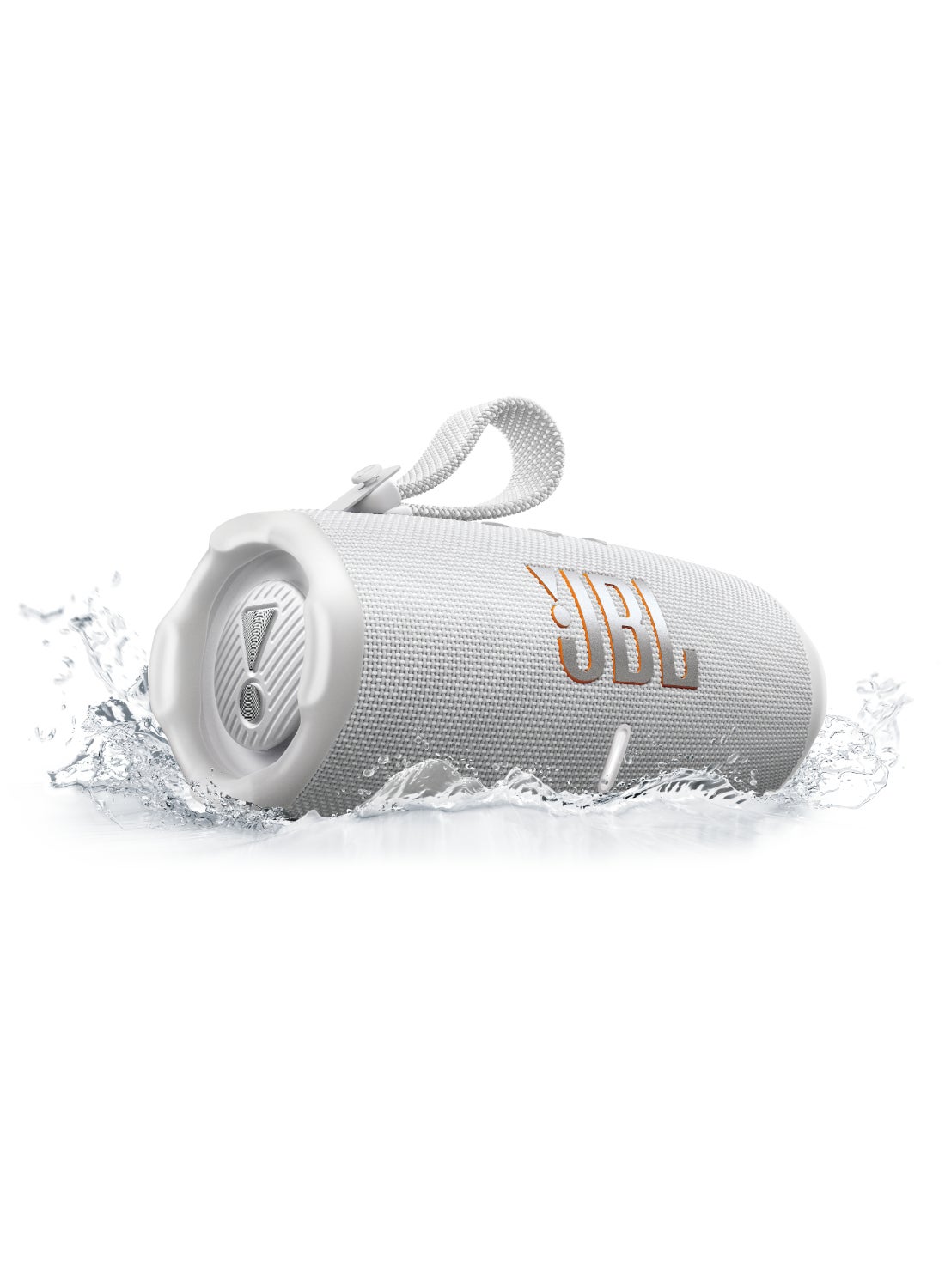 Compare Charge 6  Portable Waterproof And DropProof Bluetooth Speaker With BuiltIn Power Bank, MultiSpeaker Connection Via Auracast, Up To 28 Hours Playtime, Fast Charging, And Powerful Sound White at KSA Price