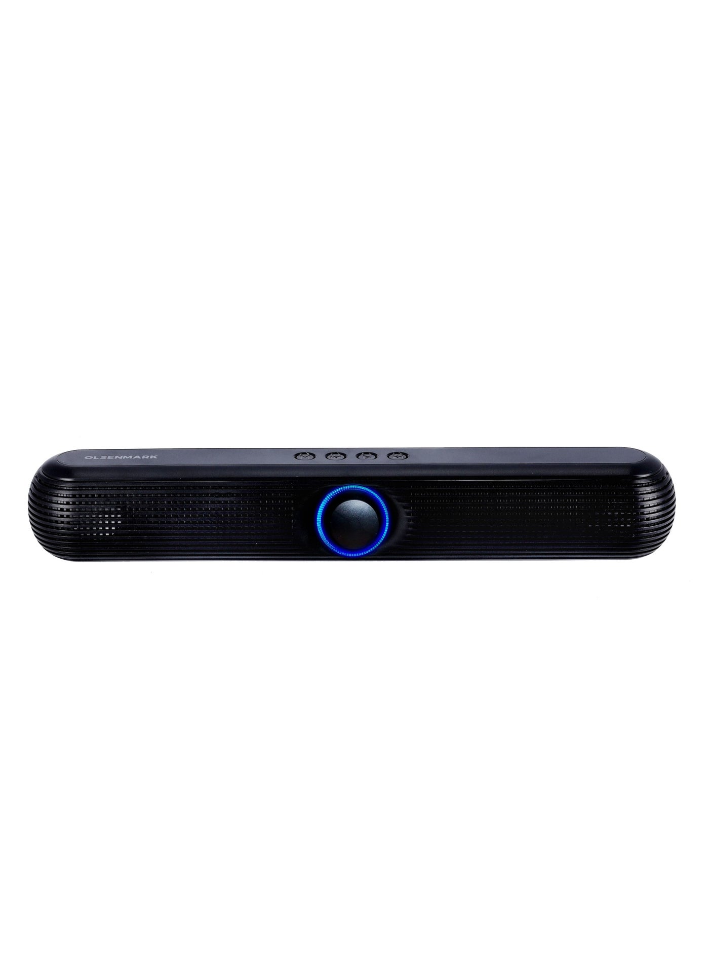 Compare Wireless Speaker Bluetooth FM USB TF Card AUX Input TWS 2x5W Speaker Mini Sound Bar for PC Home Theater at KSA Price