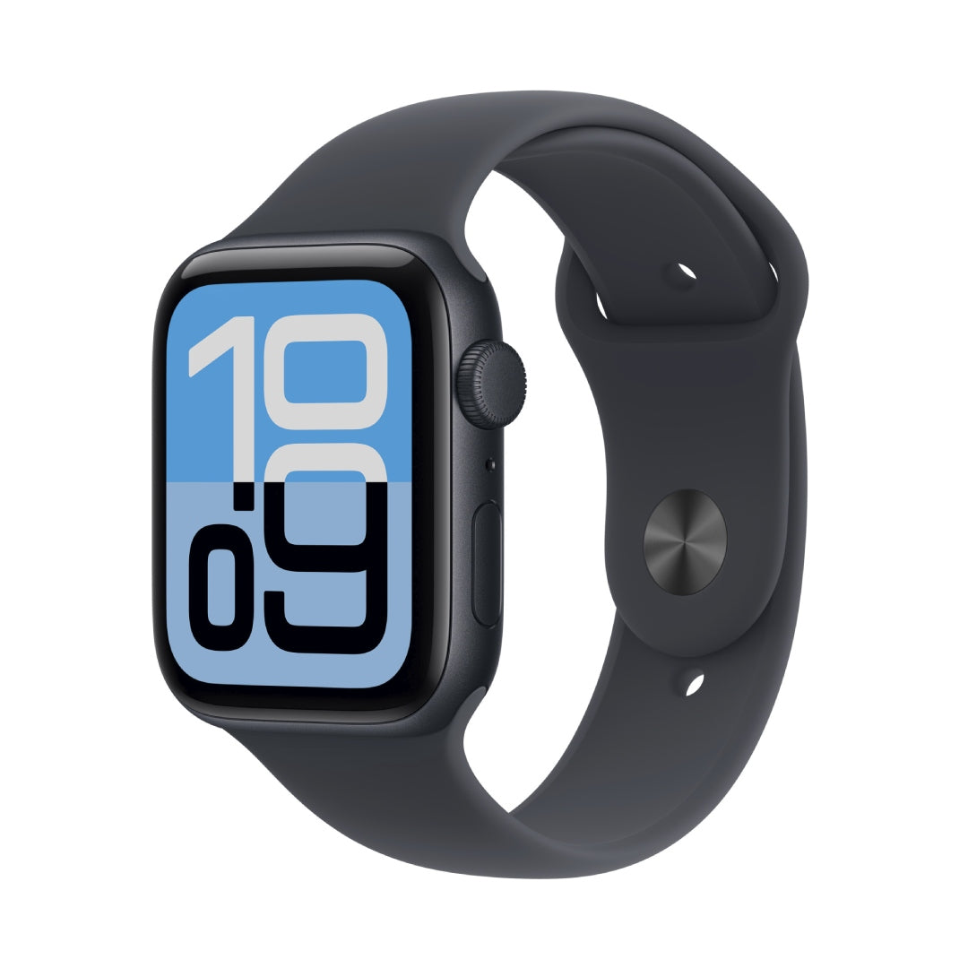 Compare Apple Watch SE 3&nbsp;GPS&nbsp;44mm&nbsp;Midnight Aluminium Case with Midnight Sport Band  ML at KSA Price