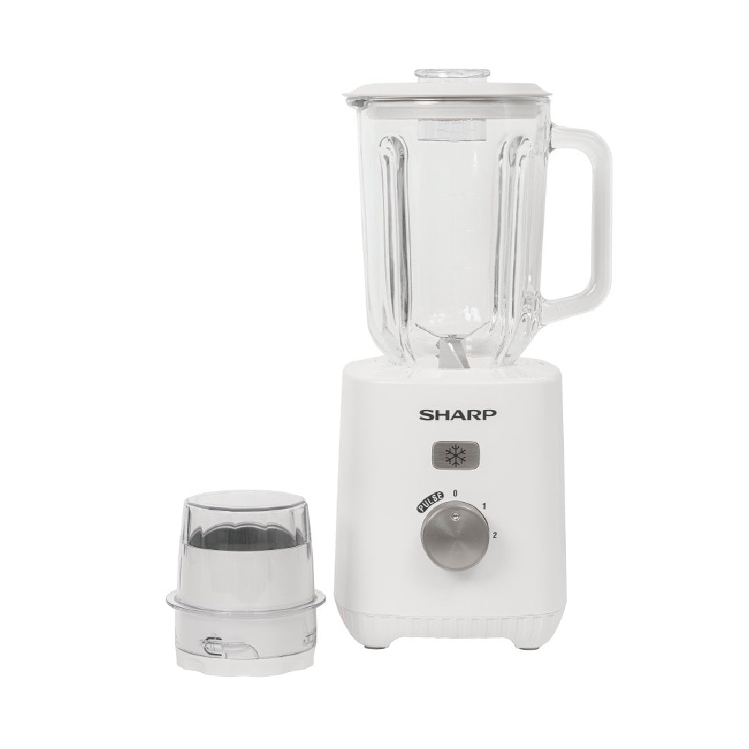 Compare Sharp Blender with Grinder 600W 1.5L Glass Jug White at KSA Price