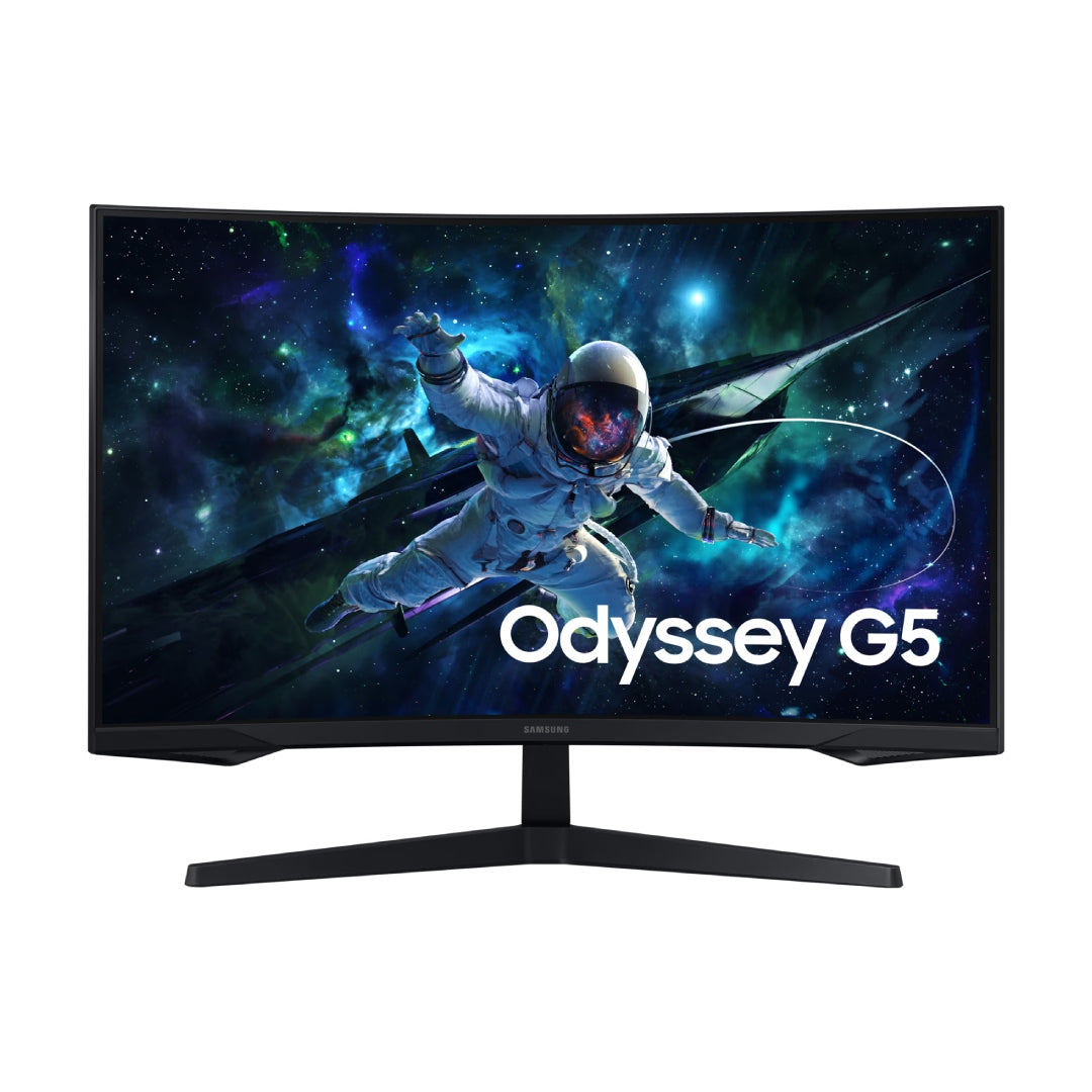 Compare Samsung Odyssey G5 G55C 32Inch Curved QHD 165Hz Gaming Monitor at KSA Price