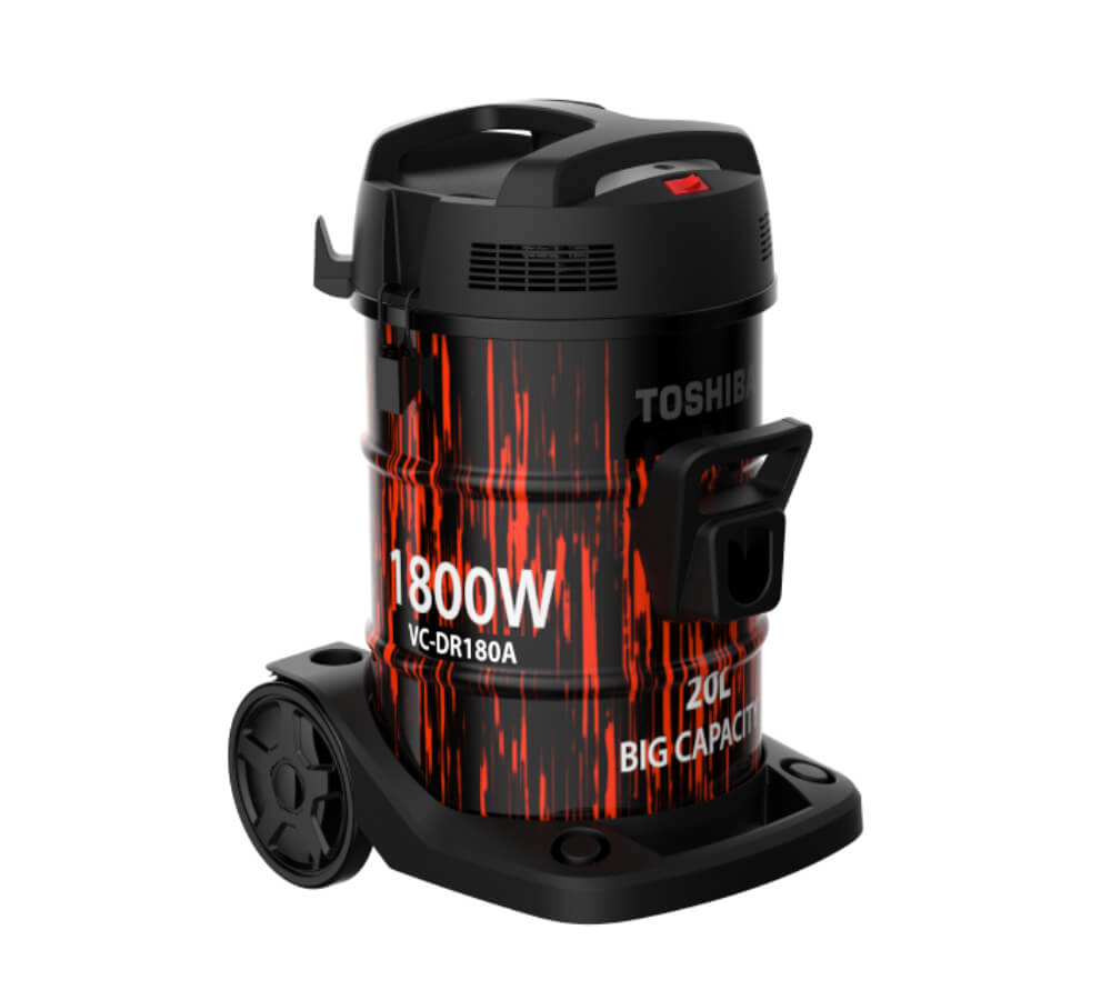 Compare Toshiba Drum Vacuum Cleaner 18L 1800W Red at KSA Price